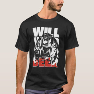 Het lassen van metaalarbeiders voor bier t-shirt