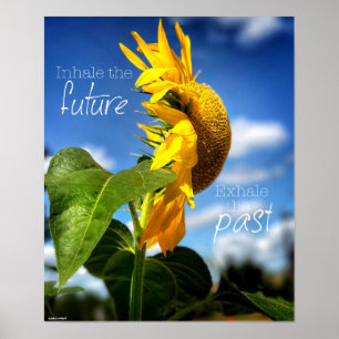 Het laten gaan en vooruit Poster kijken