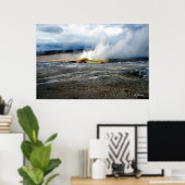 Het laten van het Poster van de Steam (Thuiskantoor)