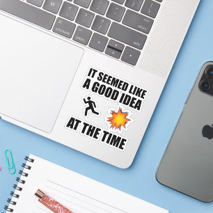 Het leek een goed idee destijds sticker