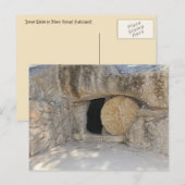 Het lege Graf van Jesus-Christus op Briefkaart (Voorkant / Achterkant)