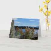 Het lege Lake Placid van Adirondack van de Kaart (Gele Bloem)