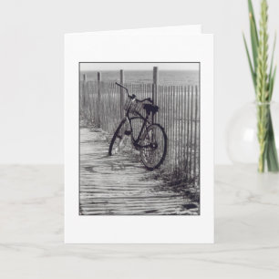 Het Lege Wenskaart van de "fiets met Omheining" Kaart