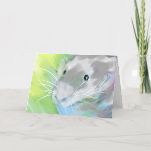 Het Lege Wenskaart van de "notemuskaat" Kaart