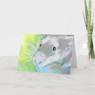 Het Lege Wenskaart van de "notemuskaat" Kaart