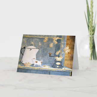 Het Lege Wenskaart van het Stilleven van de Kaart