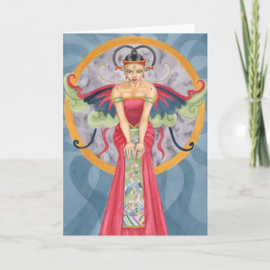 "Het Lege Wenskaart van Li Jia" Kaart (Voorkant)