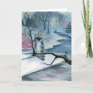 Het Lege Wenskaart van Winterwood Kaart