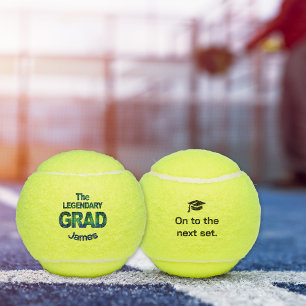 Het legendarische Afstudeerder - Custom Blue Green Tennisballen