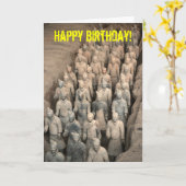 Het Leger van het terracotta Kaart (Gele Bloem)