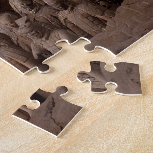 Het Leger van terra cotta strijders in keizer Qin Legpuzzel (Zijkant)