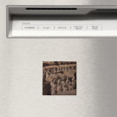 Het Leger van terra cotta strijders in keizer Qin Magneet (Insitu (Vaatwasser))