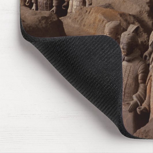 Het Leger van terra cotta strijders in keizer Qin Muismat (Hoek)