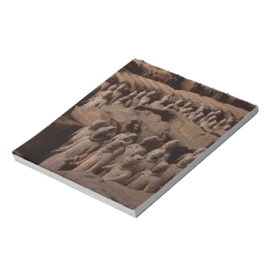 Het Leger van terra cotta strijders in keizer Qin Notitieblok (Gedraaid)