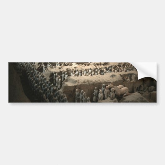 Het leger van Terracotta Bumpersticker (Voorkant)