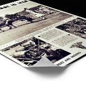 Het leger zuster in oorlog poster (Hoek)