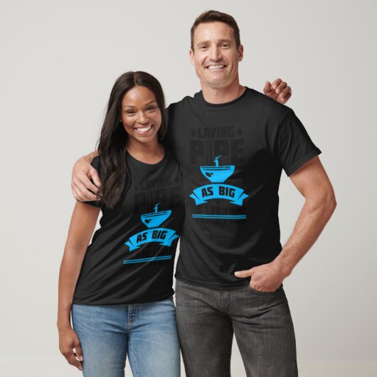 Het leggen van Pijp Loodgieterswerk Pipefitter Pij T-shirt (Unisex)