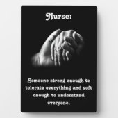 Het leiden Zuster met Krachtig Citaat Fotoplaat (voorkant)