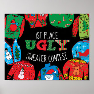 Het lelijke Poster van de Sweater, de Steun van de