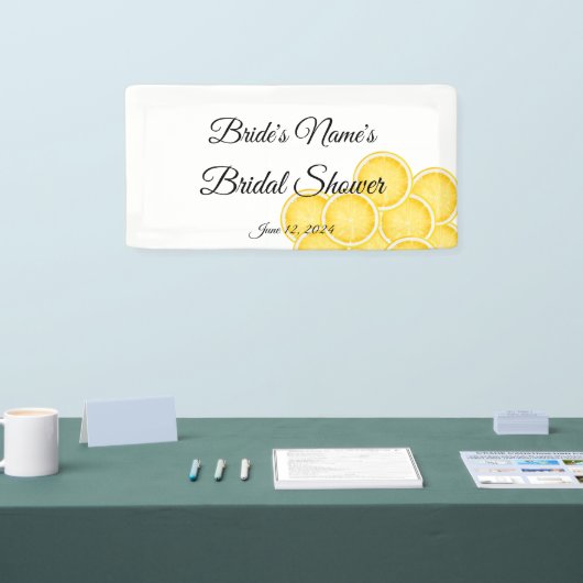 Het Lemon Spritz Vrijgezellenfeest Custom Party Si Spandoek (Beurs)