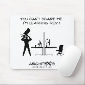 Het leren Revisie Mousepad Muismat (Met muis)