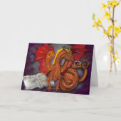 Het leren van het Ways~ draakwenskaart Kaart (Gele Bloem)