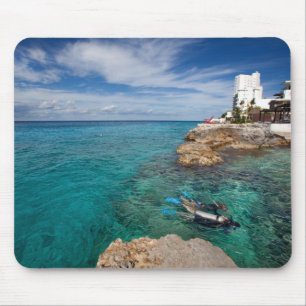Het leren van Scuba duiken, Cozumel Mexico Muismat