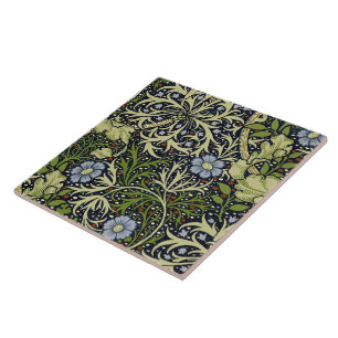 Het leuke Behang van William Morris van het Tegeltje