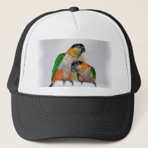 Het leuke Caique Pet van het Paar van de Papegaai