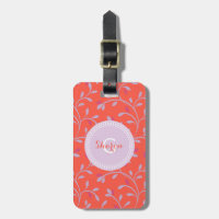 Het leuke girly monogram van het pastelkleur