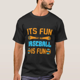 Het leuke honkbal is een leuk T-shirt ontwerp