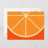 Het leuke Oranje Briefkaart van sSlice (Voorkant / Achterkant)