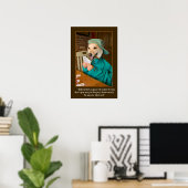 Het leven als een Spel van Poker Poster (Thuiskantoor)