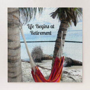 Het leven begint bij de pensionering... Hammock bi Legpuzzel