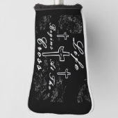Het leven begint bij het kruis golfheadcover (Draai 90)