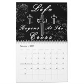 Het leven begint bij het kruis kalender (Feb 2027)