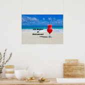 Het leven begint bij Pensioen, koude drink op het Poster (Keuken)