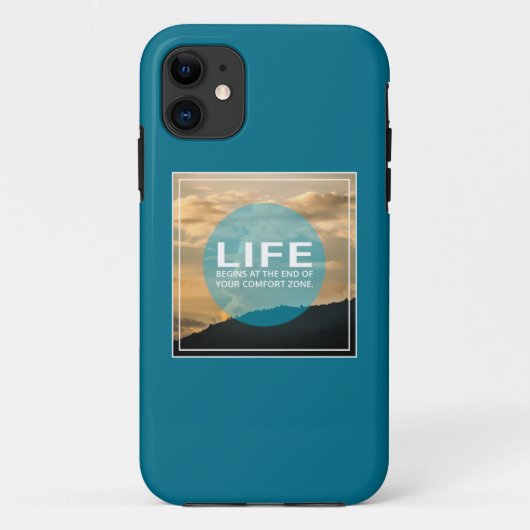 Het leven begint Case-Mate iPhone case (Achterkant)