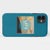 Het leven begint Case-Mate iPhone case (Achterkant (horizontaal))