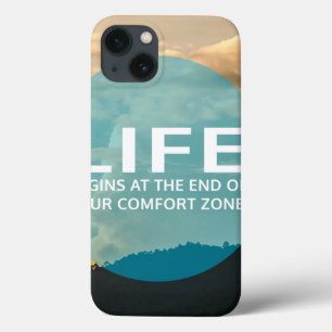 Het leven begint iPhone 13 hoesje