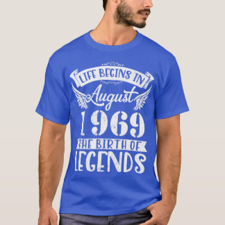 Het leven begint in augustus 1969 De geboorte van  T-shirt