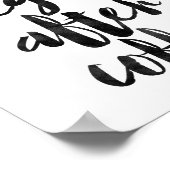 Het leven begint na koffie poster (Hoek)