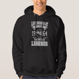 Het leven begint op vijftig acht 1964 met de geboo hoodie
