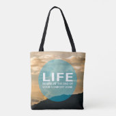 Het leven begint tote bag (Achterkant)
