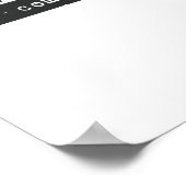 Het leven begint uw Comfort Zone te beëindigen Poster (Hoek)