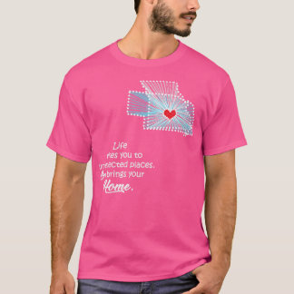 Het leven brengt je naar Missouri T-shirt