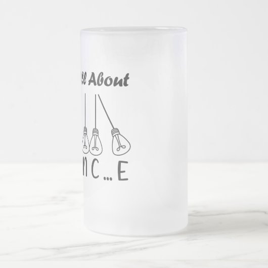 Het leven draait om evenwicht en motivatie inspira matglas bierpul (Center)