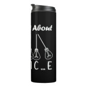 Het leven draait om evenwicht en motivatie inspira thermosbeker (Geroteerd rechts)