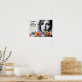 Het leven draait om het creëren van jezelf poster (Keuken)