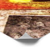 Het leven een spel, een tragedie, een comedy Poste Poster (Hoek)